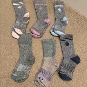 Bombas crew/calf socks- med